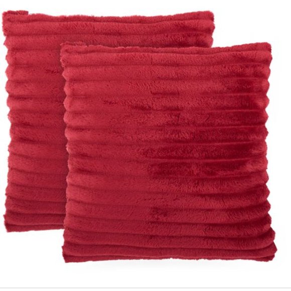 NEW-Simply Essential- 3-Piece Corduroy Throw Blanket and Throw Pillow Bundle - Picture 2 of 4